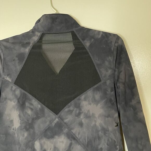 Glyder Rider Jacket II Black Tie-Dye full zip workout athletic jacket size large - Picture 3 of 6